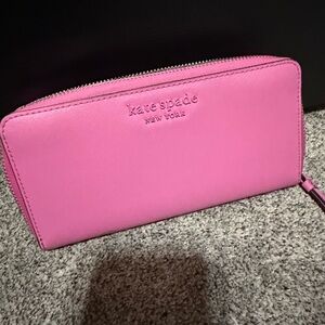 Kate Spade Pink Leather Wallet